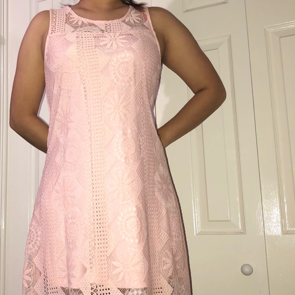 Baby Pink lace dress
